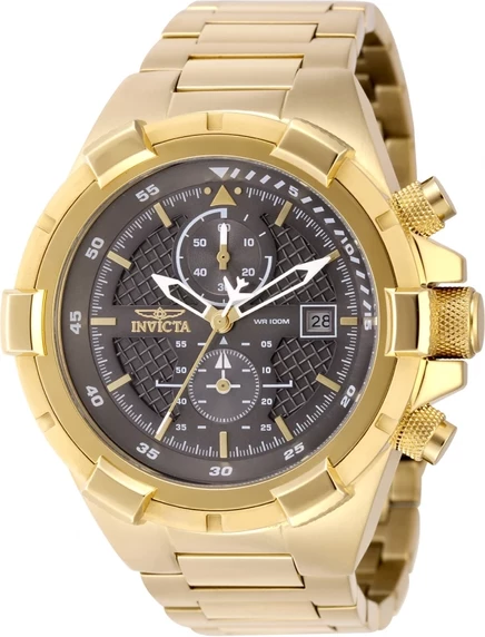 Мужские часы Invicta Aviator 49254, хронограф, угольные