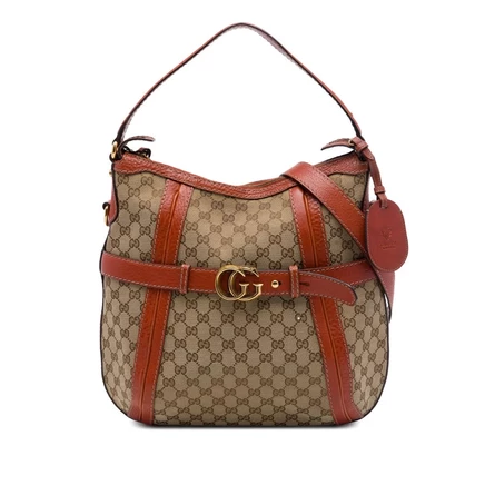 Женская сумка Gucci GG Canvas Running, средняя
