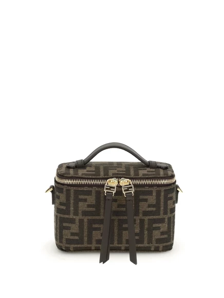 Женская сумка Fendi Vanity из жаккарда FF