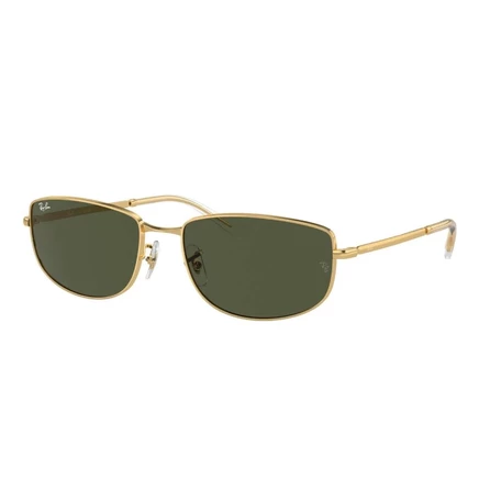 Унисекс очки Ray Ban RB3732, зеленые, золотая оправа