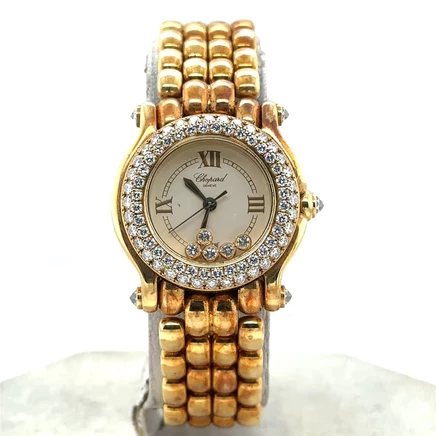 Женские часы Chopard Happy Sport Diamond, белые