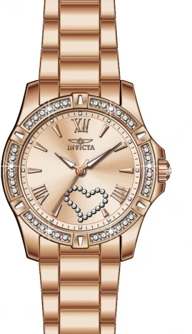 Женские часы Invicta Angel 49843, розовое золото