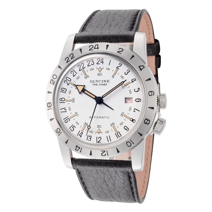 Унисекс-часы Glycine Airman Chief GMT GL0471, белые