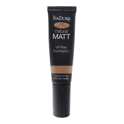 Тональный крем IsaDora Natural Matt, 20 медовый