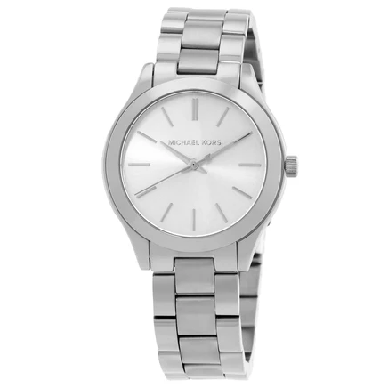 Женские часы Michael Kors Slim Runway MK7563SET, серебристые