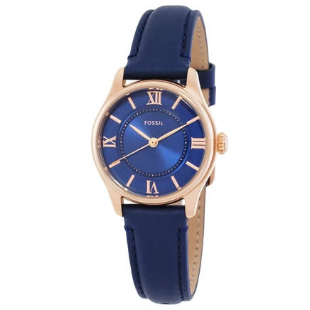 Женские часы Fossil Gilmore ES5424 кварцевые, синие