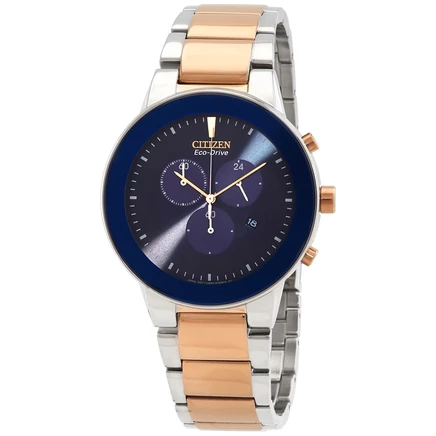 Мужские часы Citizen AT2244-84L Eco-Drive, синие