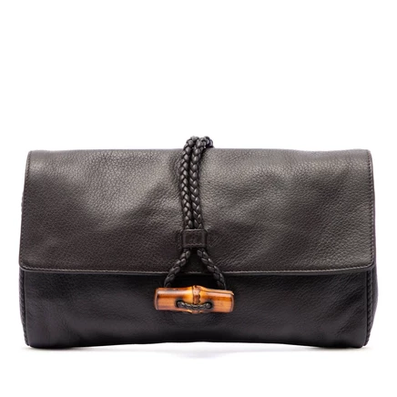 Женский клатч Gucci Calfskin Bamboo Hip