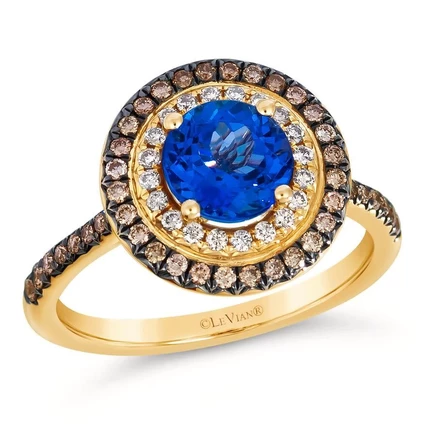 Женское кольцо Le Vian FRBY 30, танзанит, желтое золото