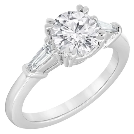 Помолвочное кольцо Brilliant Diamond, 14K, белое золото