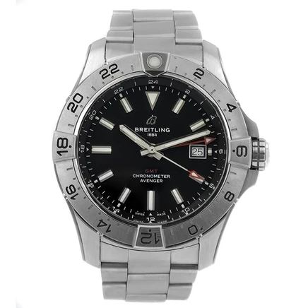 Мужские часы б/у Breitling Avenger A32320101B1A1, черные