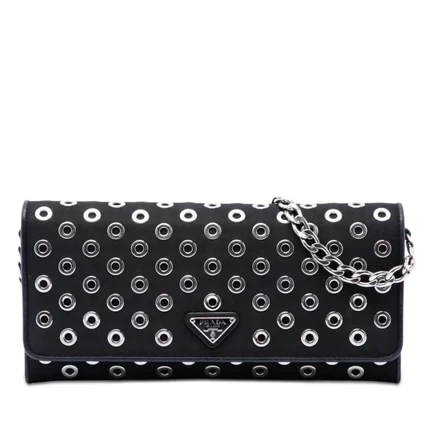 Женский кошелек Prada Tessuto на цепочке