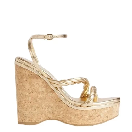 Женские босоножки Jimmy Choo Diosa 130, золотые