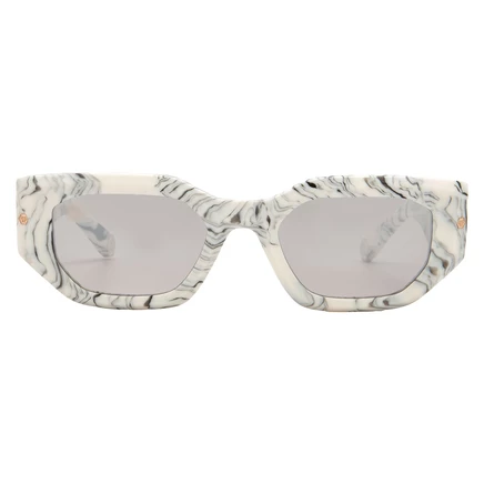 Женские очки Philipp Plein SPP066M бело-черные