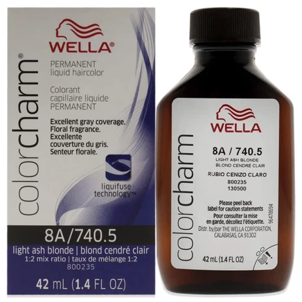Краска Wella Color Charm 40 г, 740.5 8A пепельный блонд