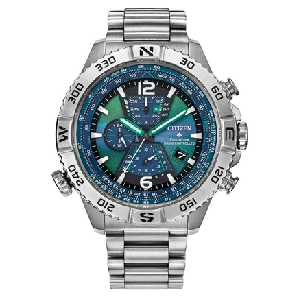 Мужские часы Citizen Navihawk AT8220-55W, синие