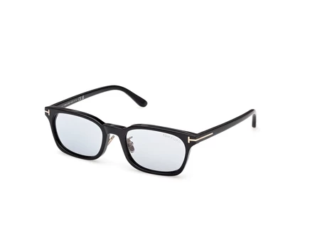 Женские очки Tom Ford FT1350-D, зеркальные, чёрные