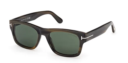 Мужские очки Tom Ford FT1303, квадратные, черепаховые
