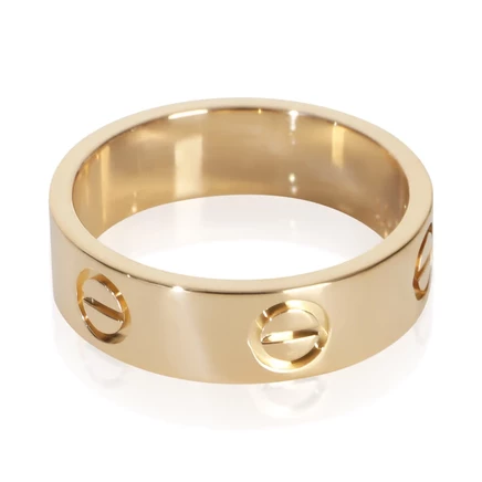 Женское кольцо Cartier Love, желтое золото, б/у