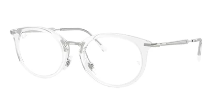 Унисекс-оправа Ray-Ban RX7255 2001, овальная, прозрачная