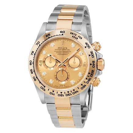 Мужские часы Rolex Daytona 116503, алмазы, цвета шампань