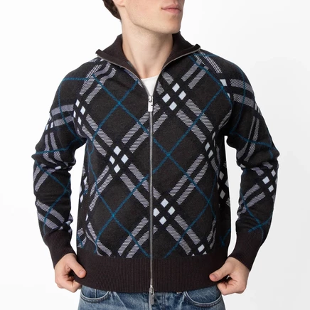 Мужская куртка Burberry из шерсти в клетку