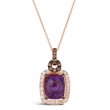 Женское колье Le Vian LABE 1, аметист, золото 585