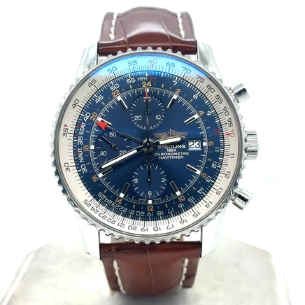 Мужские часы Breitling Navitimer A24322121C1X2, б/у, синие