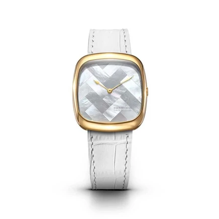 Унисекс-часы Dennison Ald ALD-G-ST10-WHT-R-GBKL, перламутровые