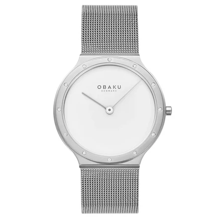 Женские часы Obaku Note Lille V285LECWMC, белые