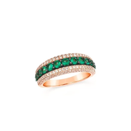 Женское кольцо Le Vian TTFZ 79, 14К, изумруды