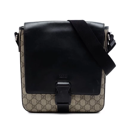 Унисекс сумка Gucci GG Supreme Flap Messenger, б/у