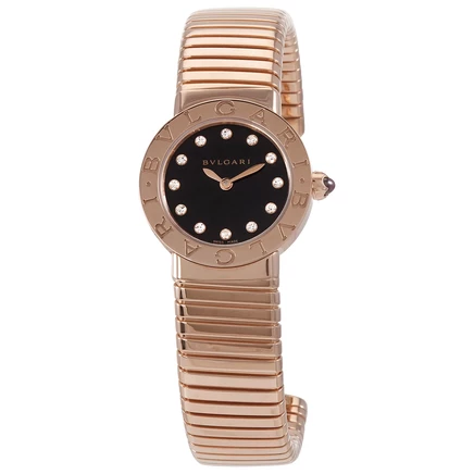 Женские часы Bvlgari Bvlgari 102225, черные лаковые