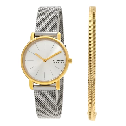 Женские часы Skagen Signatur Lille SKW3153SET, белые