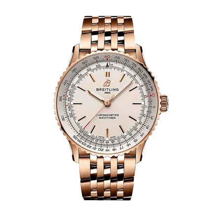 Мужские часы Breitling Navitimer 41, бежевые
