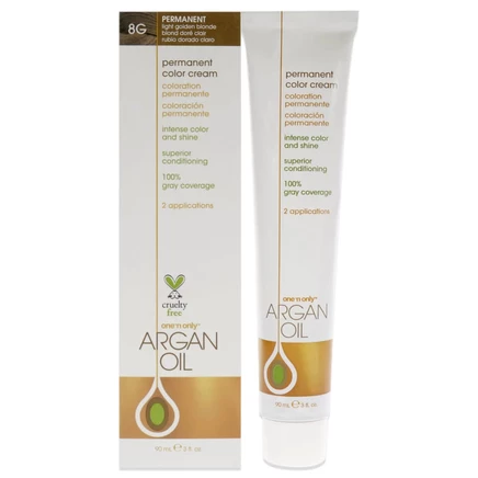 Крем-краска One n Only Argan Oil, 8G, золотистый блонд