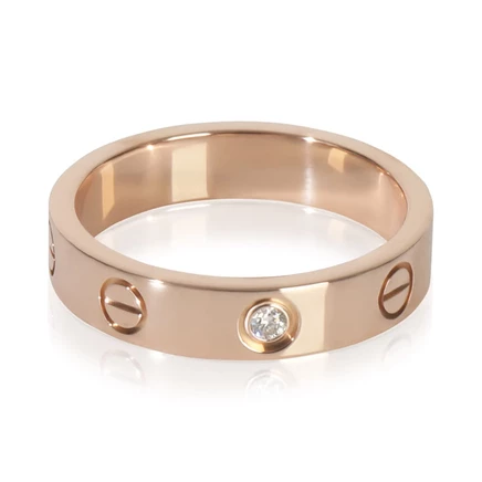 Женское кольцо Cartier Love Small, розовое золото