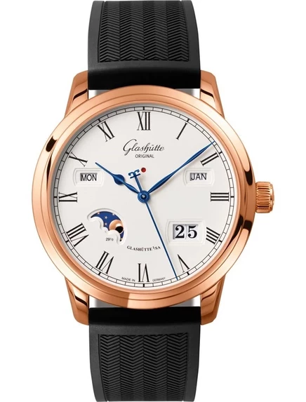 Мужские часы Glashütte 100-02-22-05-04, серебристые