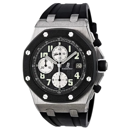 Мужской хронограф Audemars Piguet 25940, черный фактурный