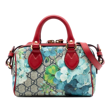Женская сумка Gucci Mini GG Supreme Blooms, б/у