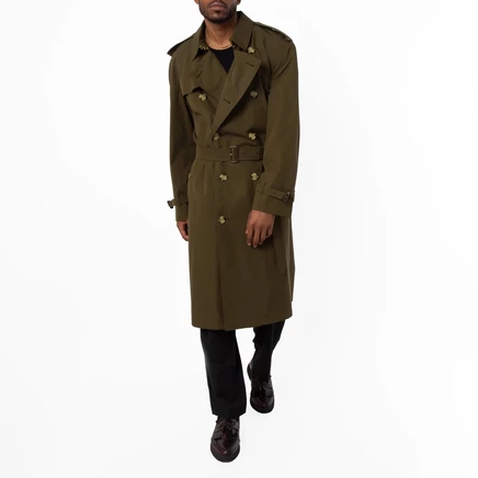 Мужской двубортный тренч Burberry Westminster, хаки