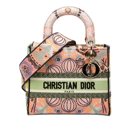 Женская сумка Dior Lady D-Lite Medium из канваса