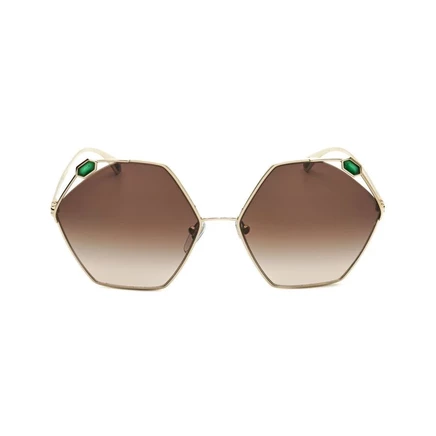 Женские солнечные очки Bvlgari BV6160, светло-золотые
