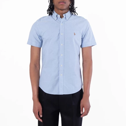 Мужская рубашка Polo Ralph Lauren Custom Fit, синяя
