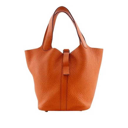 Женская сумка Hermes Clemence Picotin 18, б/у