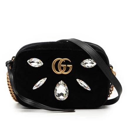 Женская сумка Gucci Mini GG Marmont Crossbody