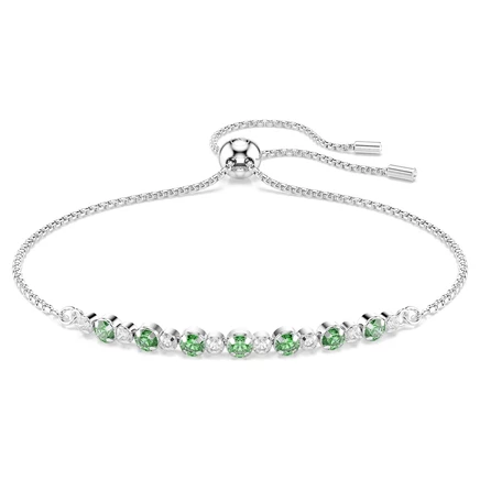 Унисекс-браслет Swarovski Matrix, родиевый, зеленый