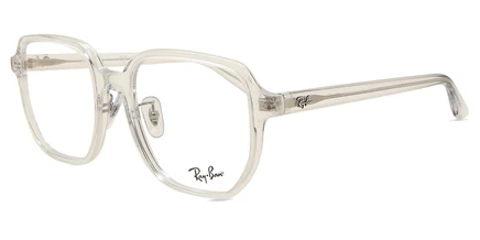 Унисекс квадратная оправа Ray-Ban RX5424D, прозрачная