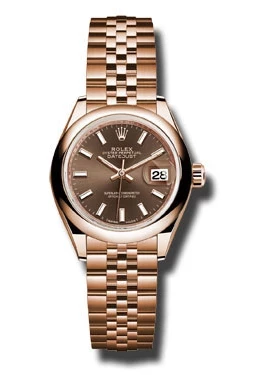 Женские часы Rolex Lady Datejust 28 279165CHSJ, шоколад