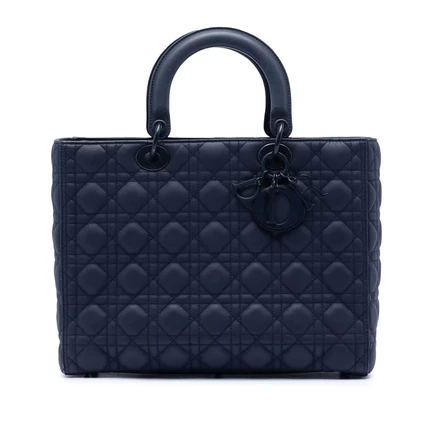 Женская сумка Dior Lady Dior, большая, кожа Cannage